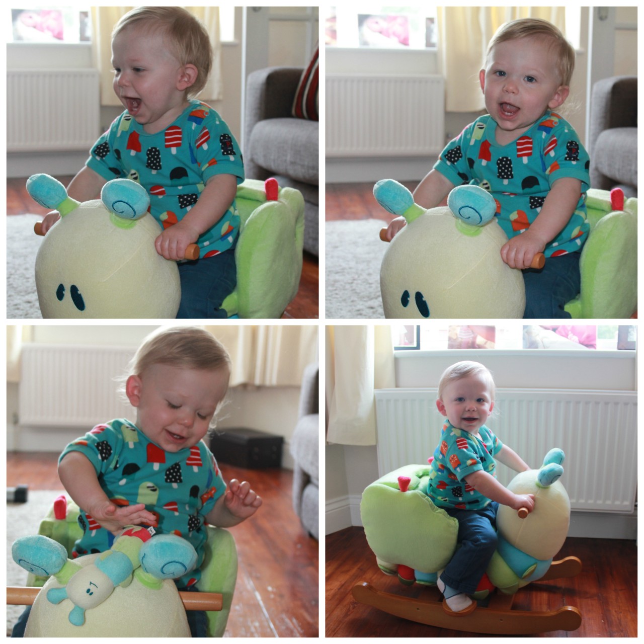 IZZY REVIEW Little Bird Told Me   Curious Caterpillar Rocker