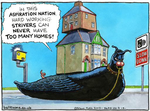 Steve Bell cartoon 22.03. 003 Does the Prime Ministers Help to Buy Scheme Stack Up?