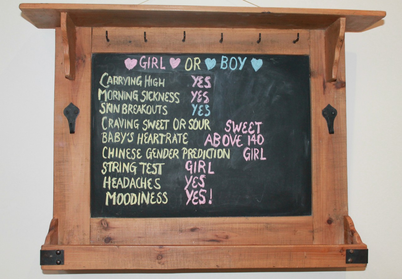 Old Wives Tales Gender Prediction 20 Week Anomaly Scan: The Gender Reveal