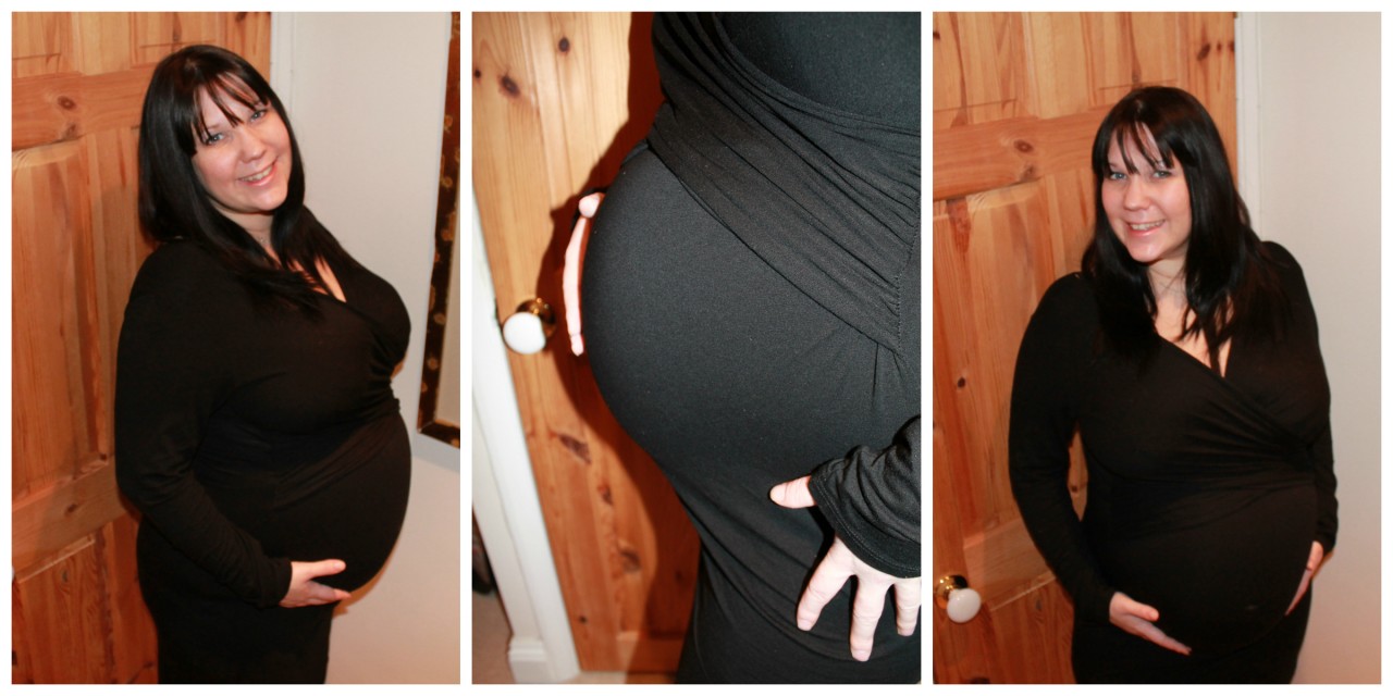 Black Wrap Dress Envie de Fraises Review   Maternity Style (Without the Designer Price Tag)