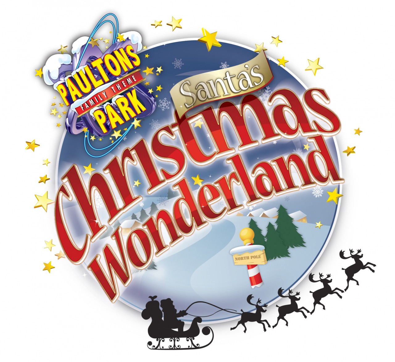 Christmas wonderland logo plus silhouette GIVEAWAY: Win a Family Ticket to Santas Christmas Wonderland at Paultons Park (CD: 31/10/2014) 