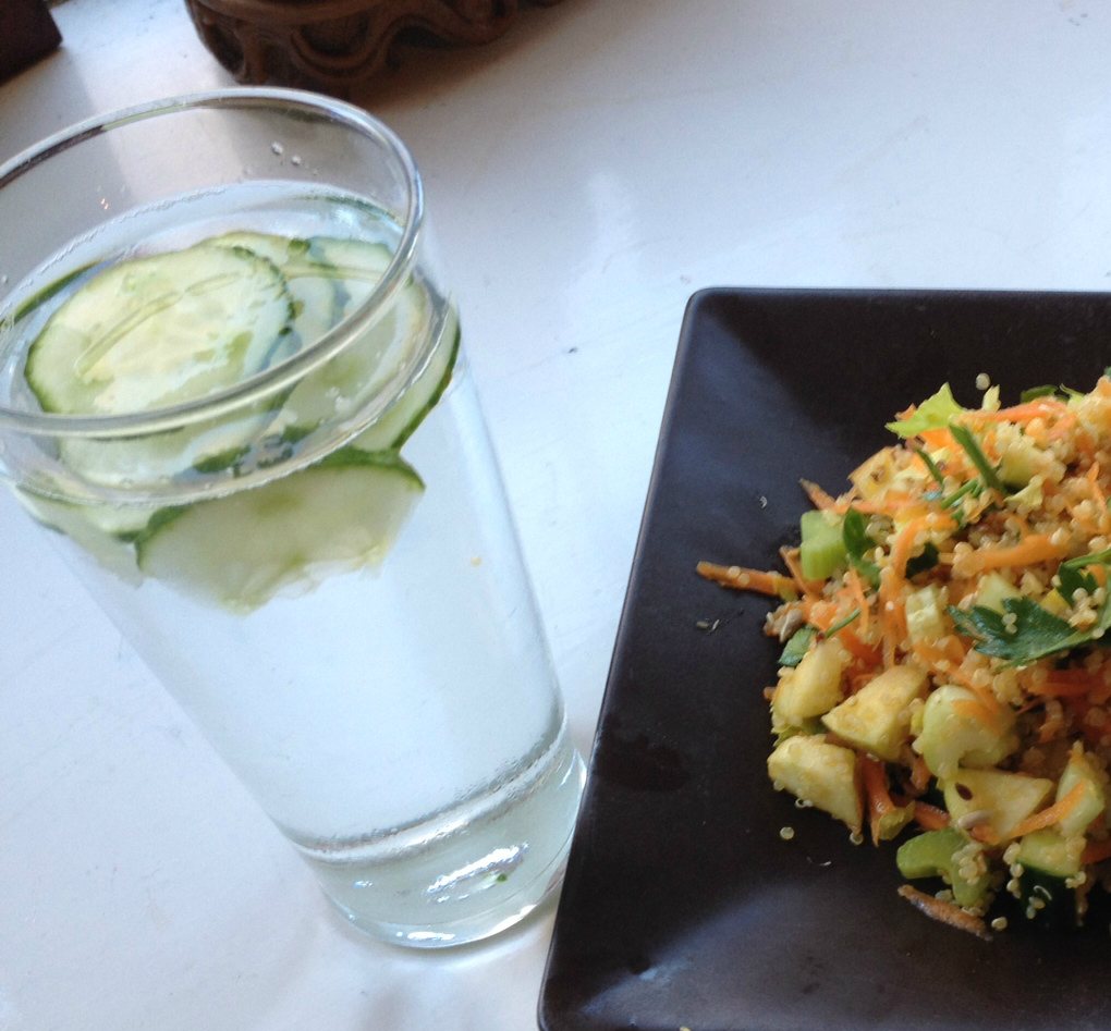 cucumber water
