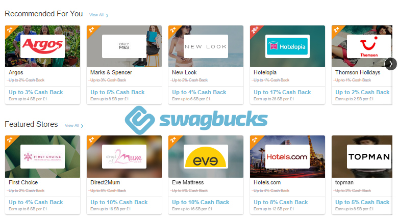 Swagbucks Shop1
